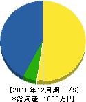 宮本土木工業 貸借対照表 2010年12月期