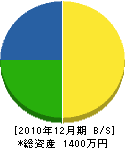 豊寿園 貸借対照表 2010年12月期