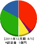 エー・エス・エー 貸借対照表 2011年12月期