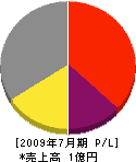 東京情報システム 損益計算書 2009年7月期