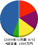 森田設備工業所 貸借対照表 2009年12月期