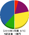 櫻井工業 貸借対照表 2010年3月期