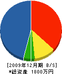 加賀東光園 貸借対照表 2009年12月期
