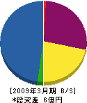 京都相互住宅 貸借対照表 2009年3月期