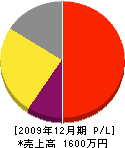 北川塗装店 損益計算書 2009年12月期