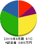 マルカ・エンジニアリング 貸借対照表 2010年4月期