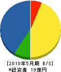永井建設 貸借対照表 2010年5月期