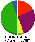 マコト建設 貸借対照表 2010年5月期