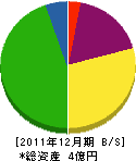 ナカモト 貸借対照表 2011年12月期