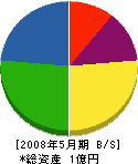 阪東興業 貸借対照表 2008年5月期