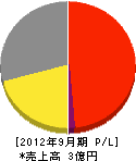 永田商事 損益計算書 2012年9月期