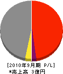 隅田川工業 損益計算書 2010年9月期