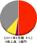 日本特器 損益計算書 2011年6月期