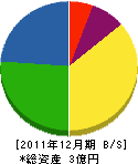 倉英興業 貸借対照表 2011年12月期