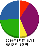 平井水道工業 貸借対照表 2010年8月期