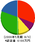 福島美建 貸借対照表 2008年5月期