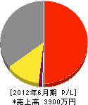 斉藤電設工業所 損益計算書 2012年6月期