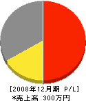 松山電気 損益計算書 2008年12月期