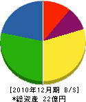 相田建設 貸借対照表 2010年12月期