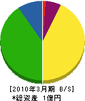 飯塚産業 貸借対照表 2010年3月期