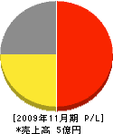 橋本電設 損益計算書 2009年11月期