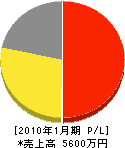 尾林緑化 損益計算書 2010年1月期