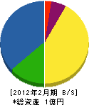 伊藤電気 貸借対照表 2012年2月期