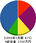 増田電機 貸借対照表 2009年3月期