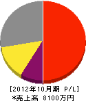 松浦建設 損益計算書 2012年10月期
