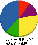津名土木 貸借対照表 2010年5月期