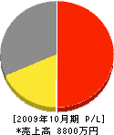 木村電設 損益計算書 2009年10月期