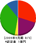 山電 貸借対照表 2009年9月期