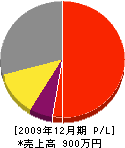 藤原電気 損益計算書 2009年12月期