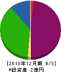 関西商会 貸借対照表 2010年12月期