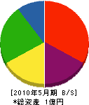 平井産業 貸借対照表 2010年5月期