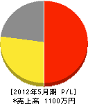 小菅内装 損益計算書 2012年5月期