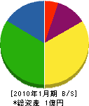 羽入商会 貸借対照表 2010年1月期 羽入商会 貸借対照表 2010年1月期