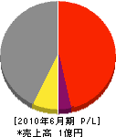 草川塗装 損益計算書 2010年6月期