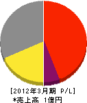 藤井通信工業 損益計算書 2012年3月期