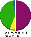 江端木工製作所 貸借対照表 2011年2月期
