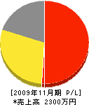 中川電気商会 損益計算書 2009年11月期