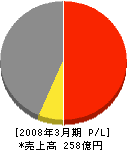 日本アルミ 損益計算書 2008年3月期