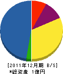 西別府弘組 貸借対照表 2011年12月期
