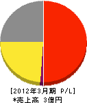 マルハシ 損益計算書 2012年3月期