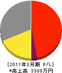 九州塗装建設 損益計算書 2011年3月期