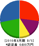 宮田電機商会 貸借対照表 2010年4月期