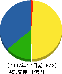 羽田組 貸借対照表 2007年12月期