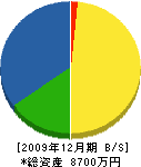 富樫工業所 貸借対照表 2009年12月期