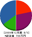 永田工業 貸借対照表 2009年12月期