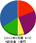 山千 貸借対照表 2012年6月期